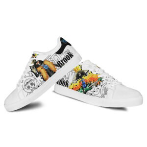 Brook Skate Shoes Custom Anime One Piece Shoes 9