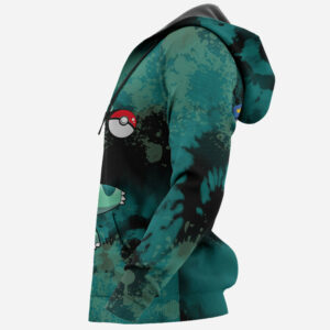 Bulbasaur Hoodie Custom Pokemon Anime Merch Clothes Tie Dye Style 11