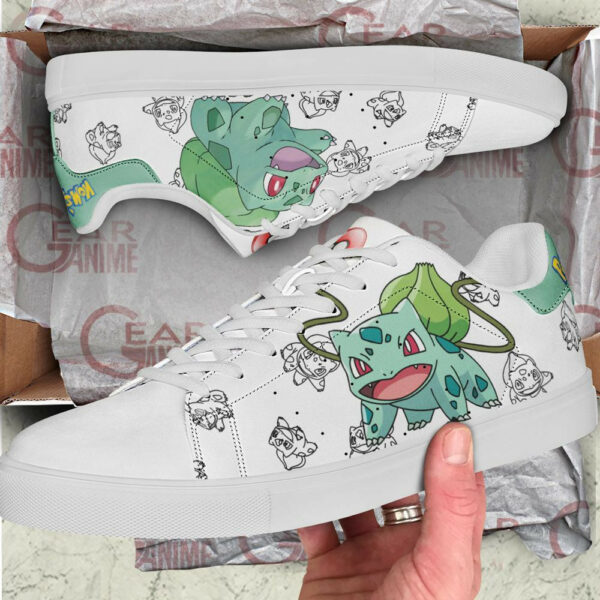 Bulbasaur Skate Shoes Pokemon Custom Anime Sneakers SK11 2