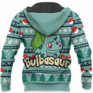 Bulbasaur Ugly Christmas Sweater Custom Anime Pokemon XS12 8