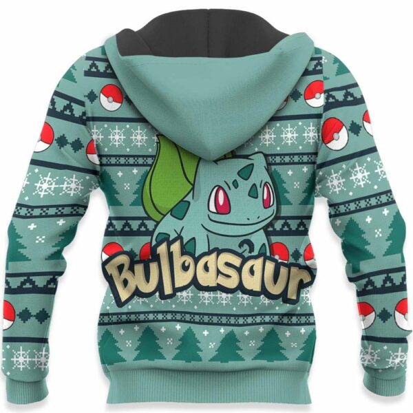 Bulbasaur Ugly Christmas Sweater Custom Anime Pokemon XS12 4