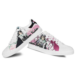 Byakuya Kuchiki Skate Shoes Custom Anime Bleach Shoes 7