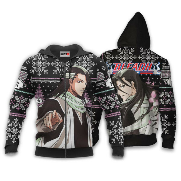 Byakuya Kuchiki Ugly Christmas Sweater Custom Anime BL XS12 2