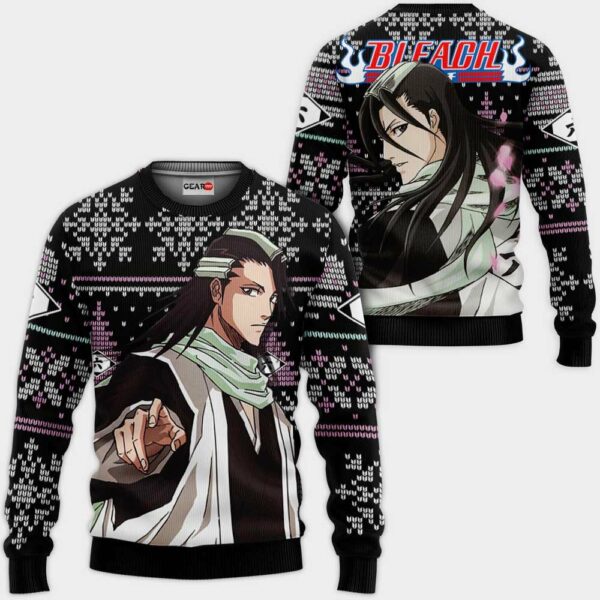 Byakuya Kuchiki Ugly Christmas Sweater Custom Anime BL XS12 1