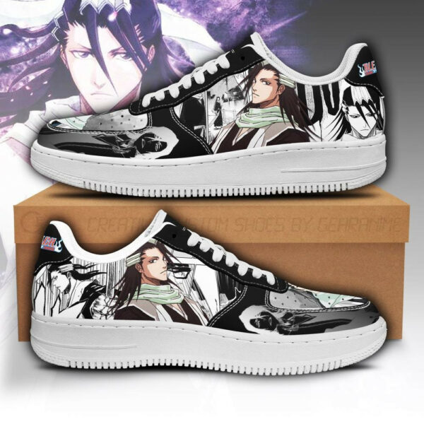 Byakuya Shoes Bleach Anime Sneakers Fan Gift Idea PT05 1