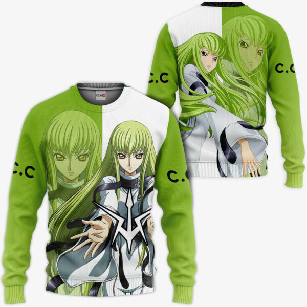 C.C. Hoodie Custom Code Geass Anime Merch Clothes 2