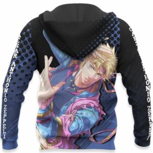 Caesar Anthonio Zeppeli Hoodie JJBAs Anime Shirt Jacket 10