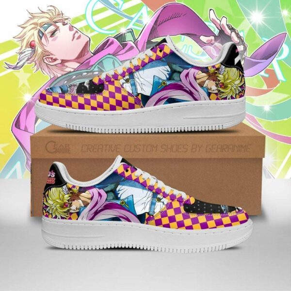 Caesar Anthonio Zeppeli Shoes JoJo Anime Sneakers Fan Gift Idea PT06 1