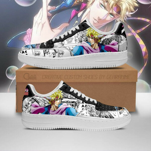 Caesar Zeppeli Shoes Manga Style JoJo’s Anime Sneakers Fan Gift PT06 1