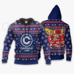 Capsule Ugly Christmas Sweater DB Anime Xmas Gift Idea 8