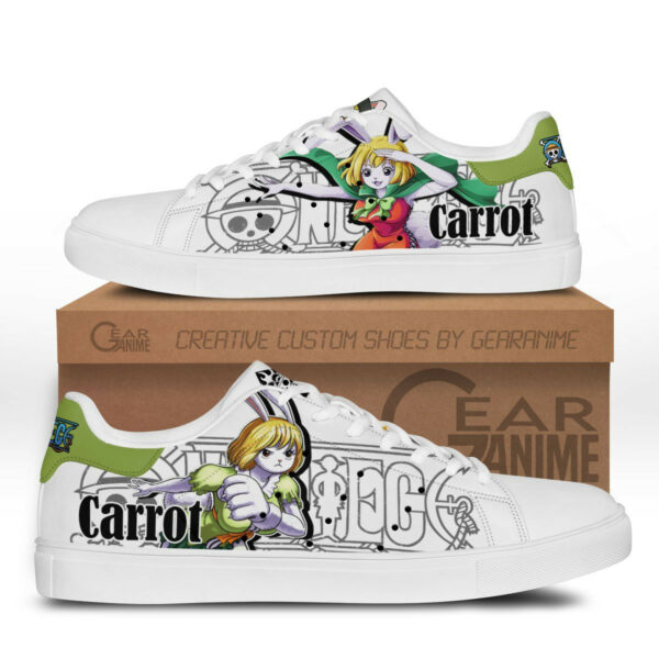 Carrot Skate Shoes Custom Anime One Piece Shoes 1