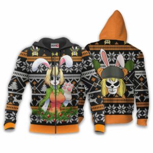 Carrot Ugly Christmas Sweater Custom One Piece Anime XS12 6