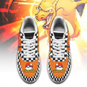 Charizard Shoes Checkerboard Pokemon Custom Sneakers 4