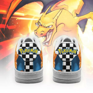 Charizard Shoes Checkerboard Pokemon Custom Sneakers 5
