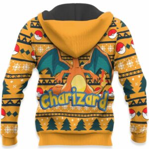 Charizard Ugly Christmas Sweater Custom Anime Pokemon XS12 8