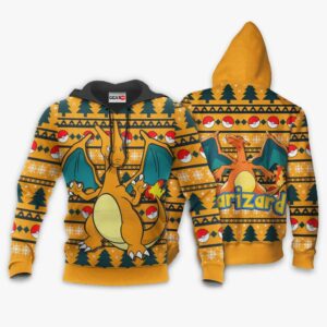 Charizard Ugly Christmas Sweater Custom Anime Pokemon XS12 7