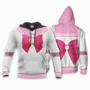 Chibiusa Uniform Hoodie Shirt Sailor Moon Anime Zip Jacket 8