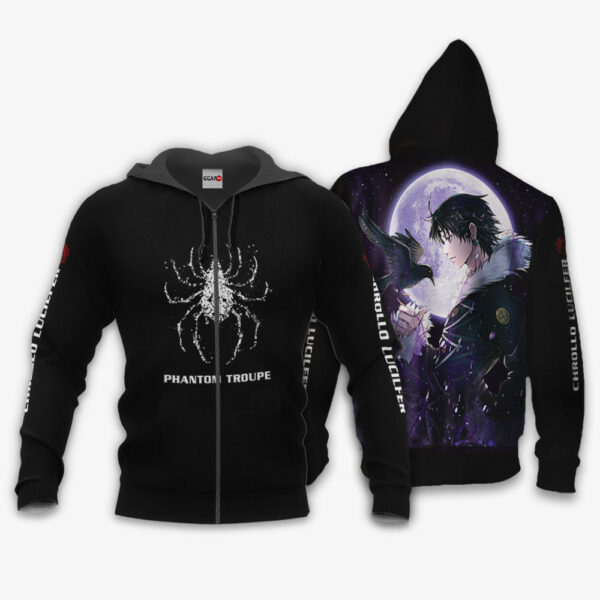 Chrollo Lucilfer Phantom Troupe Hoodie Custom HxH Anime Merch Clothes 1