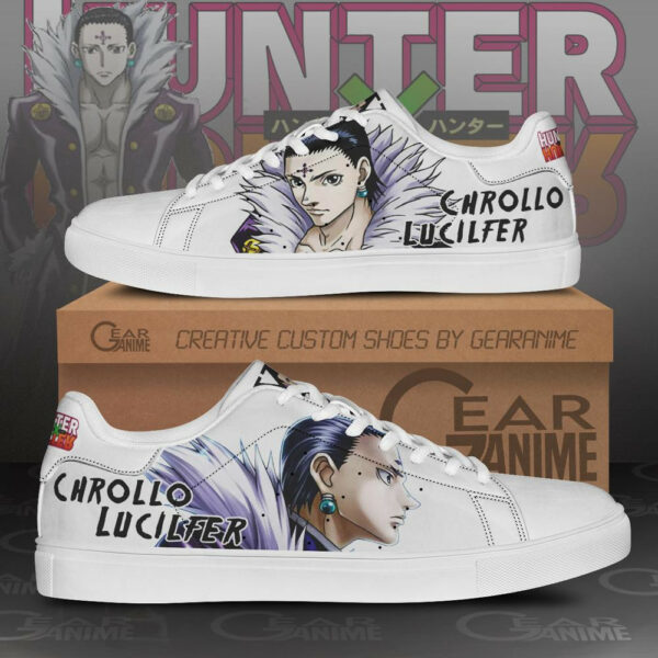 Chrollo Lucilfer Skate Shoes Hunter X Hunter Anime Sneakers SK11 1