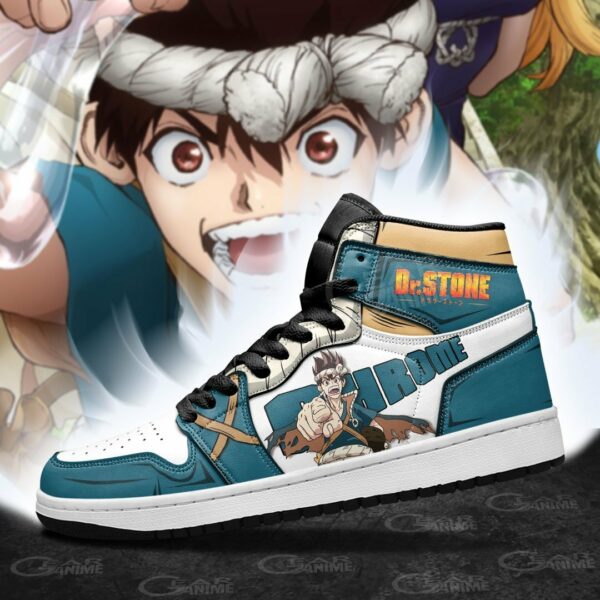 Chrome Shoes Custom Anime Dr. Stone Sneakers 3