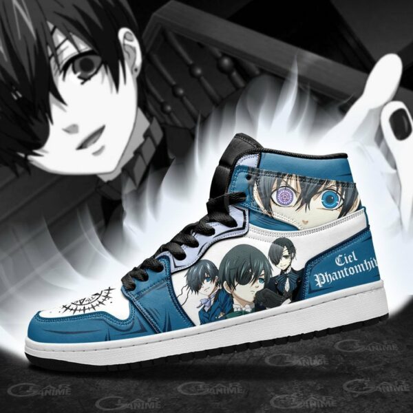 Ciel Phantomhive Shoes Custom Anime Black Butler Sneakers 4