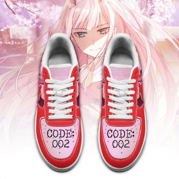 Code 002 Darling In The Franxx Sneakers Zero Two Shoes Anime Sneakers 2