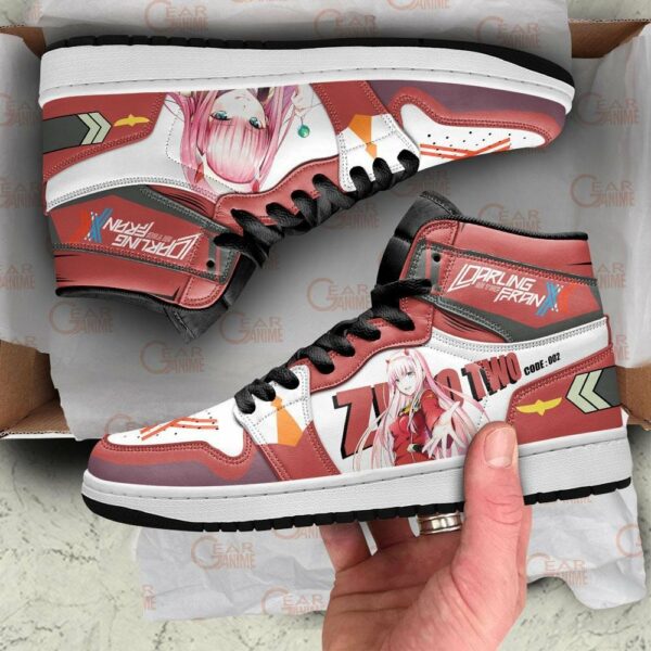 Code 002 Zero Two Shoes Custom Darling In The Franxx Anime Sneakers 2