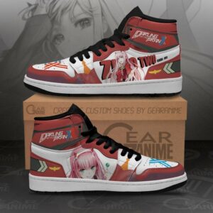 Code 002 Zero Two Shoes Custom Darling In The Franxx Anime Sneakers 7