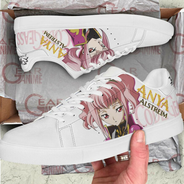 Code Geass Anya Alstreim Skate Shoes Custom Anime Sneakers 2