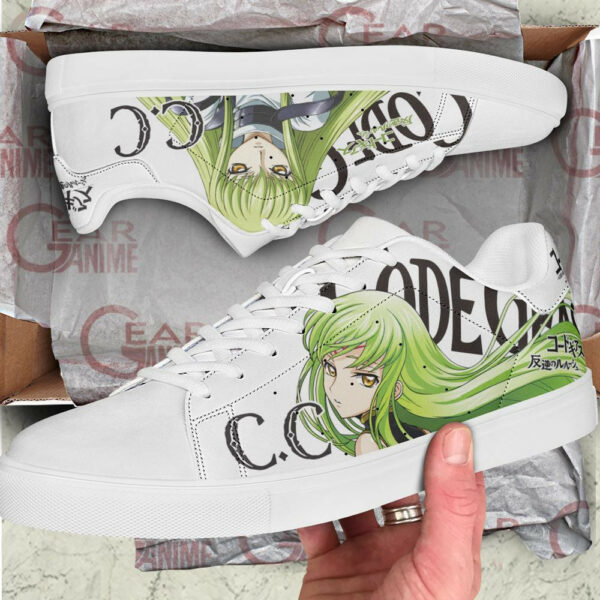 Code Geass C.C. Skate Shoes Custom Anime Sneakers 2