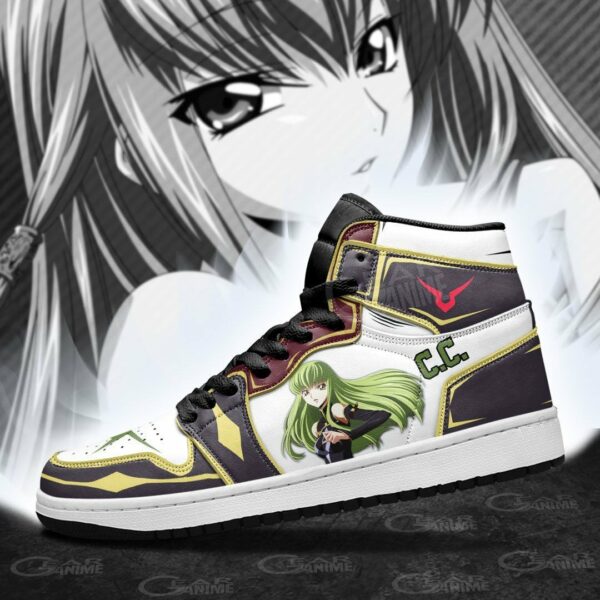 Code Geass C.C. Shoes Custom Anime Sneakers 3
