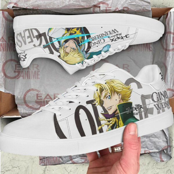Code Geass Gino Weinberg Skate Shoes Custom Anime Sneakers 2