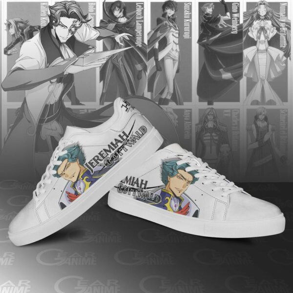 Code Geass Jeremiah Gottwald Skate Shoes Custom Anime Sneakers 3