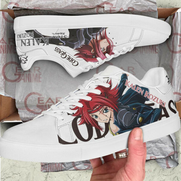 Code Geass Kalen Kozuki Skate Shoes Custom Anime Sneakers 2