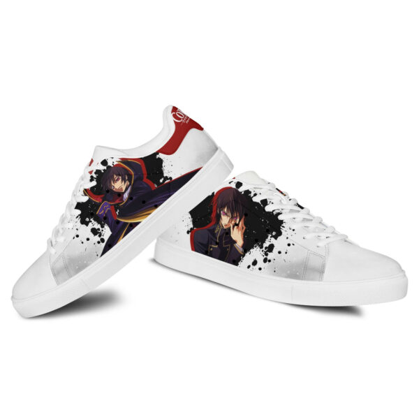 Code Geass Lelouch Lamperouge Skate Shoes Custom Anime Sneakers 3