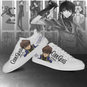 Code Geass Lelouch Skate Shoes Custom Anime Sneakers 6