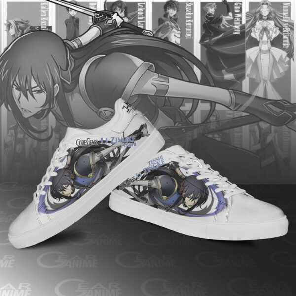 Code Geass Li Zingke Tenshi Skate Shoes Custom Anime Sneakers 3