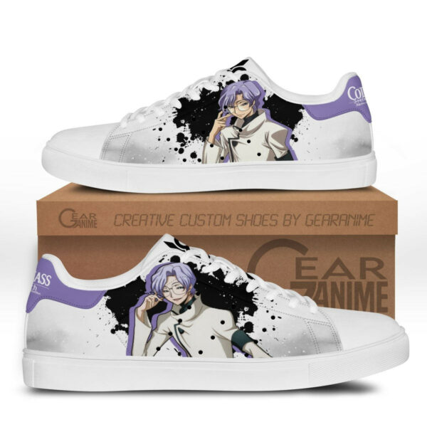 Code Geass Lloyd Asplund Skate Shoes Custom Anime Sneakers 1