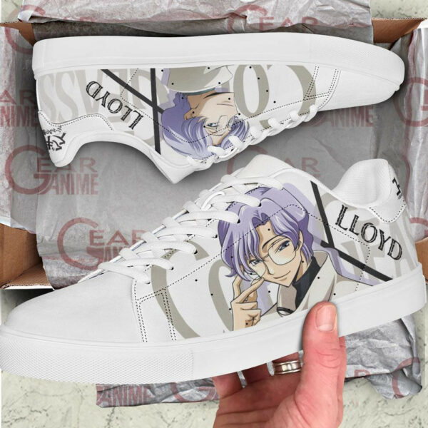 Code Geass Lloyd Skate Shoes Custom Anime Sneakers 2