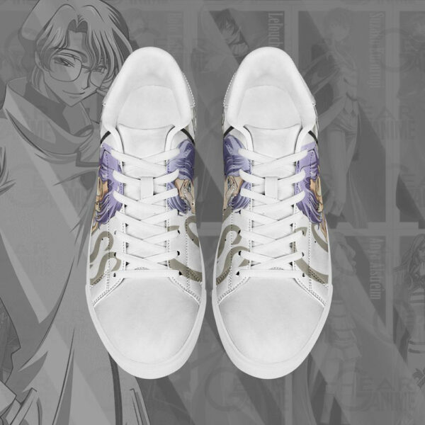 Code Geass Lloyd Skate Shoes Custom Anime Sneakers 4