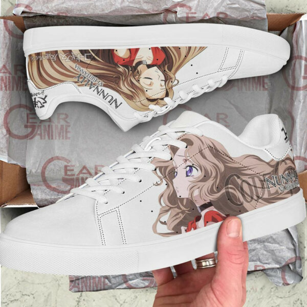 Code Geass Nunnally vi Britannia Skate Shoes Custom Anime Sneakers 2