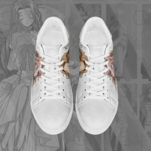 Code Geass Nunnally vi Britannia Skate Shoes Custom Anime Sneakers 7