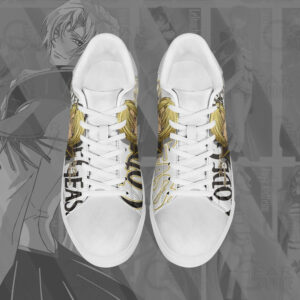 Code Geass Schneizel el Britamia Skate Shoes Custom Anime Sneakers 7