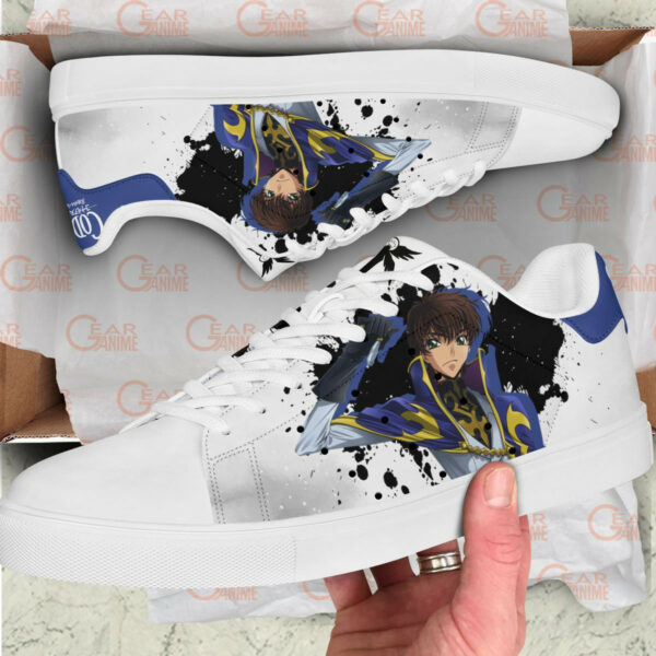 Code Geass Suzaku Kururugi Skate Shoes Custom Anime Sneakers 2