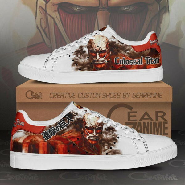 Colossal Titan Skate Shoes Uniform Attack On Titan Anime Sneakers SK10 1