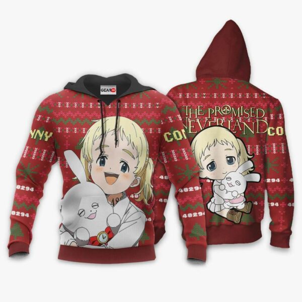 Conny Ugly Christmas Sweater Custom Anime The Promised Neverland XS12 3