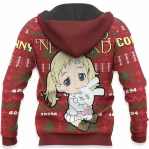 Conny Ugly Christmas Sweater Custom Anime The Promised Neverland XS12 8