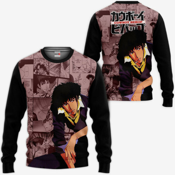 Cowboy Bebop Spike Spiegel Hoodie Custom Anime Merch Clothes Manga Style 2