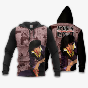 Cowboy Bebop Spike Spiegel Hoodie Custom Anime Merch Clothes Manga Style 8