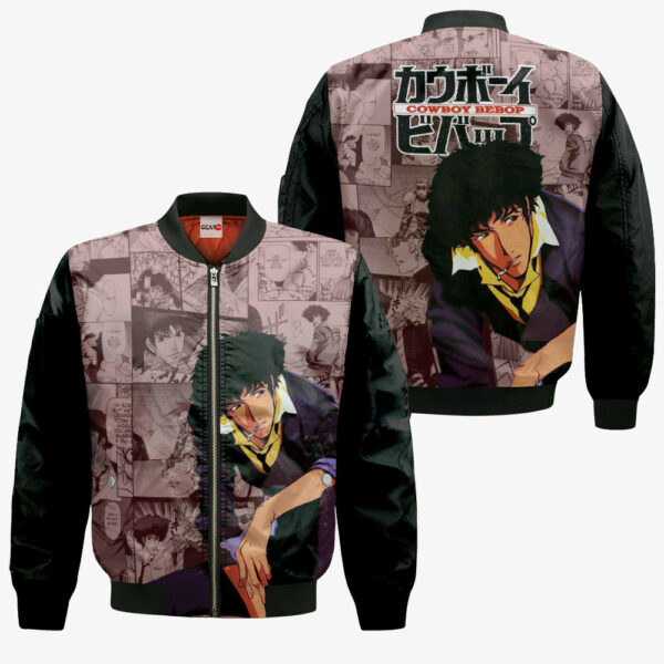 Cowboy Bebop Spike Spiegel Hoodie Custom Anime Merch Clothes Manga Style 4